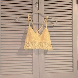 Aerie yellow lace bralette!